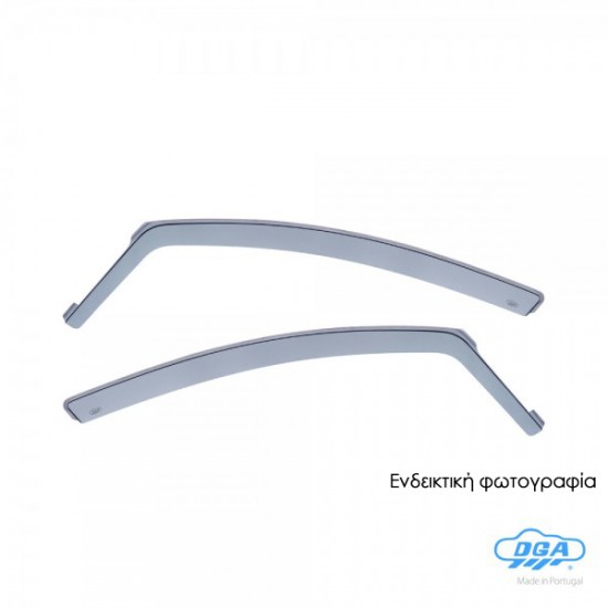 ΖΕΥΓΑΡΙ ΜΠΡΟΣΤΙΝΟΙ ΑΝΕΜΟΘΡΑΥΣΤΕΣ ΓΙΑ PEUGEOT 307 5D /307 SW 2001-2008 ΑΠΟ ΕΥΚΑΜΠΤΟ ΧΥΤΟ ΑΚΡΥΛΙΚΟ ΓΥΑΛΙ (CAST ACRYLIC GLASS) DGA - 2 ΤΕΜ