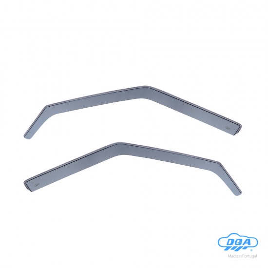 ΖΕΥΓΑΡΙ ΜΠΡΟΣΤΙΝΟΙ ΑΝΕΜΟΘΡΑΥΣΤΕΣ ΓΙΑ SKODA FABIA II 5D 05/2007+ HTB ΑΠΟ ΕΥΚΑΜΠΤΟ ΧΥΤΟ ΑΚΡΥΛΙΚΟ ΓΥΑΛΙ  (CAST ACRYLIC GLASS) DGA - 2 ΤΕΜ.