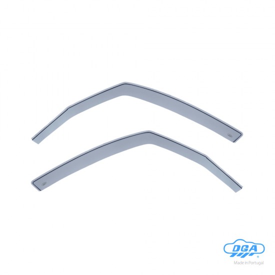 ΖΕΥΓΑΡΙ ΜΠΡΟΣΤΙΝΟΙ ΑΝΕΜΟΘΡΑΥΣΤΕΣ ΓΙΑ SUZUKI SX4 2008-2009 5D / FIAT SEDICI 5D 2007+ ΑΠΟ ΕΥΚΑΜΠΤΟ ΧΥΤΟ ΑΚΡΥΛΙΚΟ ΓΥΑΛΙ DGA - 2 ΤΕΜ.