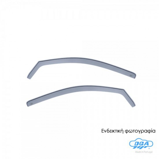 ΖΕΥΓΑΡΙ ΜΠΡΟΣΤΙΝΟΙ ΑΝΕΜΟΘΡΑΥΣΤΕΣ ΓΙΑ TOYOTA HILUX 2D 1989-1997 / VW TARO 2D 1989-1996 ΑΠΟ ΕΥΚΑΜΠΤΟ ΧΥΤΟ ΑΚΡΥΛΙΚΟ ΓΥΑΛΙ (CAST ACRYLIC GLASS) DGA - 2 ΤΕΜ.