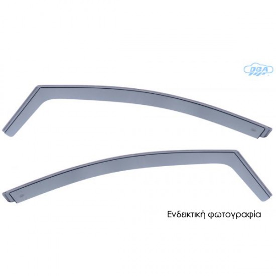 ΖΕΥΓΑΡΙ ΜΠΡΟΣΤΙΝΟΙ ΑΝΕΜΟΘΡΑΥΣΤΕΣ ΓΙΑ TOYOTA PRIUS 5D 2009-2016 ΑΠΟ ΕΥΚΑΜΠΤΟ ΧΥΤΟ ΑΚΡΥΛΙΚΟ ΓΥΑΛΙ (CAST ACRYLIC GLASS) DGA - 2 ΤΕΜ.