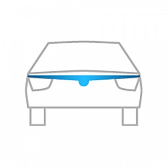 ΑΝΕΜΟΘΡΑΥΣΤΗΣ ΚΑΠΩ ΑΥΤΟΚΙΝΗΤΟΥ ΓΙΑ TOYOTA LAND CRUISER J120 5D 2003-2009 ΑΠΟ ΕΥΚΑΜΠΤΟ ΦΙΜΕ ΠΛΑΣΤΙΚΟ HEKO - 1 ΤΕΜ.