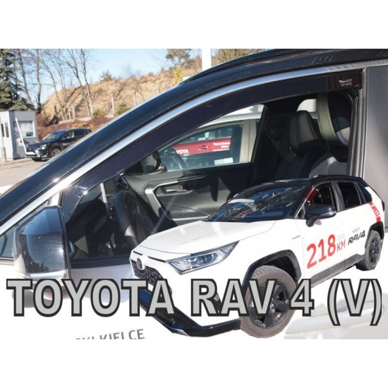 ΑΝΕΜΟΘΡΑΥΣΤΕΣ ΓΙΑ TOYOTA RAV4 V 5D 2019+ / SUZUKI ACROSS 5D 2020+ ΖΕΥΓΑΡΙ ΑΠΟ ΕΥΚΑΜΠΤΟ ΦΙΜΕ ΠΛΑΣΤΙΚΟ HEKO - 2 ΤΕΜ.