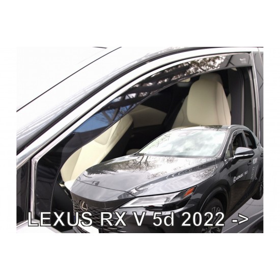 ΑΝΕΜΟΘΡΑΥΣΤΕΣ ΓΙΑ LEXUS RX V 5D 2022+ ?ΖΕΥΓΑΡΙ ΑΠΟ ΕΥΚΑΜΠΤΟ ΦΙΜΕ ΠΛΑΣΤΙΚΟ HEKO - 2 ΤΕΜ.