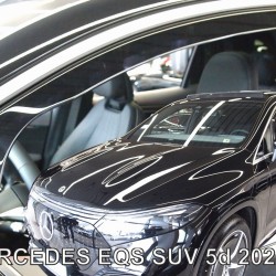 ΑΝΕΜΟΘΡΑΥΣΤΕΣ ΓΙΑ MERCEDES EQS SUV 5D 2022+ ΣΕΤ ΑΥΤΟΚΙΝΗΤΟΥ ΑΠΟ ΕΥΚΑΜΠΤΟ ΦΙΜΕ ΠΛΑΣΤΙΚΟ HEKO - 4 ΤΕΜ.