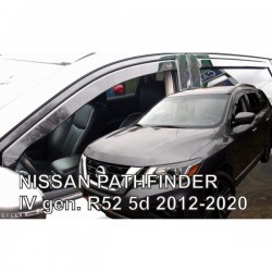 ΑΝΕΜΟΘΡΑΥΣΤΕΣ ΓΙΑ NISSAN PATHFINDER IV R52 5D 2012-2020 ?ΖΕΥΓΑΡΙ ΑΠΟ ΕΥΚΑΜΠΤΟ ΦΙΜΕ ΠΛΑΣΤΙΚΟ HEKO - 2 ΤΕΜ.