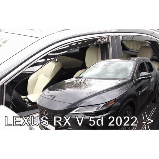 ΑΝΕΜΟΘΡΑΥΣΤΕΣ ΓΙΑ LEXUS RX V 5D 2022+? ΣΕΤ ΑΥΤΟΚΙΝΗΤΟΥ ΑΠΟ ΕΥΚΑΜΠΤΟ ΦΙΜΕ ΠΛΑΣΤΙΚΟ HEKO - 4 ΤΕΜ.