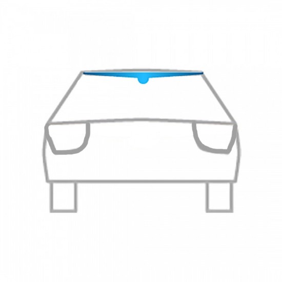 ΑΝΕΜΟΘΡΑΥΣΤΗΣ ΠΙΣΩ ΠΑΡΜΠΡΙΖ ΓΙΑ FIAT PANDA 5D 09/2003+