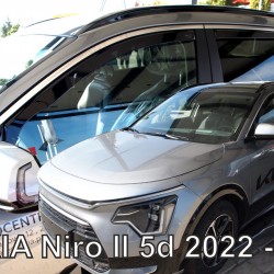 ΑΝΕΜΟΘΡΑΥΣΤΕΣ ΓΙΑ KIA NIRO 5D 2022+  ΣΕΤ ΑΥΤΟΚΙΝΗΤΟΥ ΑΠΟ ΕΥΚΑΜΠΤΟ ΦΙΜΕ ΠΛΑΣΤΙΚΟ HEKO - 4 ΤΕΜ.