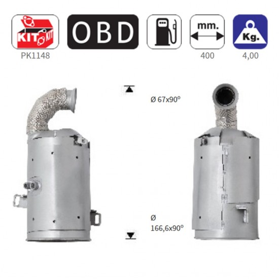 ΚΑΤΑΛΥΤΗΣ DIESEL CITROEN C3, DS3 / PEUGEOT 206+, 207, 208, 2008 1.4TD HDI DPF 1398cc 8HP-8HR-8HZ 2010-2015 ΚΑΤΑΛΥΤΗΣ DIESEL CITROEN C3, DS3 / PEUGEOT 206+, 207, 208, 2008 1.4TD HDI DPF 1398cc 8HP-8HR-8HZ 2010-2015