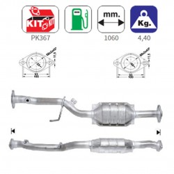 ΚΑΤΑΛΥΤΗΣ ΒΕΝΖΙΝΗΣ ΓΙΑ AVENSIS 1.6i 16V 1587 cc 81 Kw / 110 cv 4AFE ΚΑΤΑΛΥΤΗΣ ΒΕΝΖΙΝΗΣ ΓΙΑ AVENSIS 1.6i 16V 1587 cc 81 Kw / 110 cv 4AFE