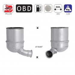 ΦΙΛΤΡΟ DPF ΚΟΡΔΙΕΡΙΤΗ CITROEN C3, DS3 / PEUGEOT 206+, 207, 208, 2008 1.4TD HDI 1398cc 8HP-8HR-8HZ 2009-2016 ΦΙΛΤΡΟ DPF ΚΟΡΔΙΕΡΙΤΗ CITROEN C3, DS3 / PEUGEOT 206+, 207, 208, 2008 1.4TD HDI 1398cc 8HP-8HR-8HZ 2009-2016