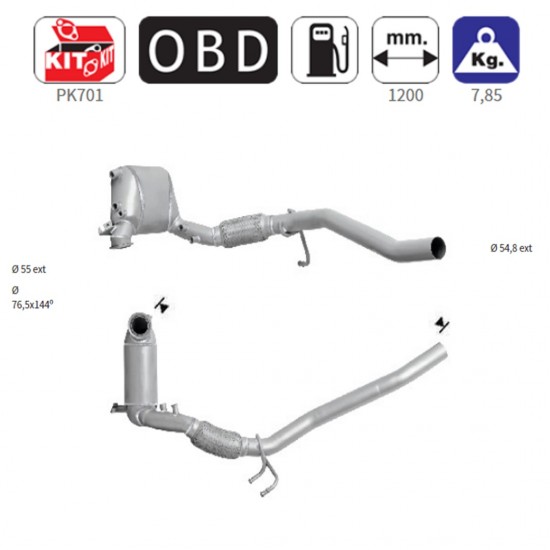 ΦΙΛΤΡΟ DPF ΣΙΛΙΚΟΝΟΥΧΟ ΚΑΡΒΙΔΙΟ SIC AUDI / SEAT / VOLKSWAGEN ΦΙΛΤΡΟ DPF ΣΙΛΙΚΟΝΟΥΧΟ ΚΑΡΒΙΔΙΟ SIC AUDI / SEAT / VOLKSWAGEN