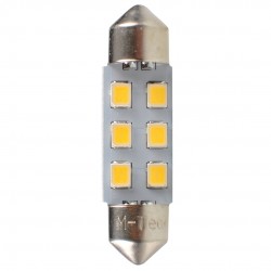 ΛΑΜΠΑΚΙΑ ΠΛΑΦΟΝΙΕΡΑΣ C5W 12V SV8.5 36mm 0,5W 6xSMD2835 LED OSRAM ΛΕΥΚΟ  BLISTER 2ΤΕΜ. M-TECH ΛΑΜΠΑΚΙΑ ΠΛΑΦΟΝΙΕΡΑΣ C5W 12V SV8.5 36mm 0,5W 6xSMD2835 LED OSRAM ΛΕΥΚΟ  BLISTER 2ΤΕΜ. M-TECH