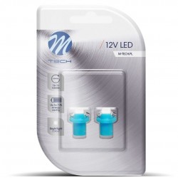 BAX 12V B8,5d 0,24W LED 1xSMD5050 ΜΠΛΕ BLISTER 2ΤΕΜ. M-TECH BAX 12V B8,5d 0,24W LED 1xSMD5050 ΜΠΛΕ BLISTER 2ΤΕΜ. M-TECH
