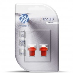 BAX 12V B8,5d 0,24W LED 1xSMD5050 ΚΟΚΚΙΝΟ BLISTER 2ΤΕΜ. M-TECH BAX 12V B8,5d 0,24W LED 1xSMD5050 ΚΟΚΚΙΝΟ BLISTER 2ΤΕΜ. M-TECH
