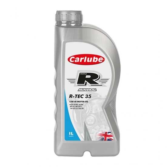 ΛΑΔΙ ΚΙΝΗΤΗΡΑ 15W-40 CARLUBE TRIPLE-R R-TEC 35 1LT - 1 ΤΕΜ. ΛΑΔΙ ΚΙΝΗΤΗΡΑ 15W-40 CARLUBE TRIPLE-R R-TEC 35 1LT - 1 ΤΕΜ.