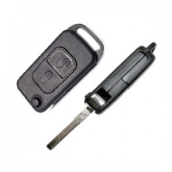 ΑΝΤΑΛΛΑΚΤΙΚΟ ΚΛΕΙΔΙ ΓΙΑ MERCEDES ΑΝΑΔΙΠΛΟΥΜΕΝΟ ΜΕ ΚΑΛΥΜΜΑ 2 ΚΟΥΜΠΙΩΝ / ΛΑΜΑ 6 (ΧΩΡΙΣ ΚΛΕΙΔΙ) DGA - 1 ΤΕΜ.