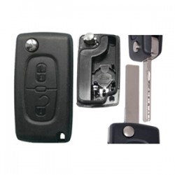 ΑΝΤΑΛΛΑΚΤΙΚΟ ΚΛΕΙΔΙ ΓΙΑ PEUGEOT 207 ΑΝΑΔΙΠΛΟΥΜΕΝΟ ΑΝΤΑΛΛAKT.ΚΛΕΙΔΙ ΜΕ ΚΑΛΥΜΜΑ 2 ΚΟΥΜΠΙΩΝ/ ΛΑΜΑ HU83 (ME ΥΠΟΣΤΗΡΙΞΗ ΜΠΑΤΑΡ.) ΧΩΡΙΣ ΚΛΕΙΔΙ DGA - 1 ΤΕΜ.