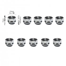 ΠΑΞΙΜΑΔΙ ΚΩΝΙΚΟ 12χ1,25 (17mm) (19) 10ΤΕΜ. ΠΑΞΙΜΑΔΙ ΚΩΝΙΚΟ 12χ1,25 (17mm) (19) 10ΤΕΜ.
