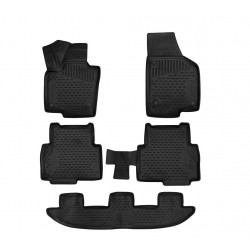 ΜΑΡΚΕ ΠΑΤΑΚΙΑ ΣΕ ΣΚΑΦΗ TPE ΛΑΣΤΙΧΟ ΓΙΑ SEAT ALHAMBRA MPV 7N MK2 2017+  ΣΕ ΜΑΥΡΟ ΧΡΩΜΑ NOVLINE - 5 ΤΕΜ.