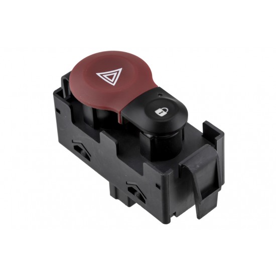 NTY - Διακόπτης Alarm OEM Προδιαγραφών για Renault Clio III / Modus 6 Pins OE 820021489 – 1 Τεμ. (EWS-RE-096)