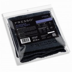 Fresso - Πετσέτες Μικροΐνας Aurora Ultra Soft 40 x 40 cm 350 g/m² με Μακριά Ίνα και Άκρες Κοπής Laser - Σετ 3 Τεμ. (390624/FRE)
