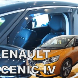ΑΝΕΜΟΘΡΑΥΣΤΕΣ ΓΙΑ RENAULT SCENIC 5D 2017+ / GRAND SCENIC 5D 2017+  ΖΕΥΓΑΡΙ ΑΠΟ ΕΥΚΑΜΠΤΟ ΦΙΜΕ ΠΛΑΣΤΙΚΟ HEKO - 2 ΤΕΜ.