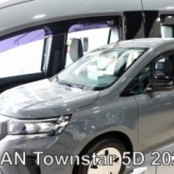 ΑΝΕΜΟΘΡΑΥΣΤΕΣ ΓΙΑ NISSAN TOWNSTAR 5D 2021+ ΣΕΤ ΑΥΤΟΚΙΝΗΤΟΥ ΑΠΟ ΕΥΚΑΜΠΤΟ ΦΙΜΕ ΠΛΑΣΤΙΚΟ HEKO - 4 ΤΕΜ