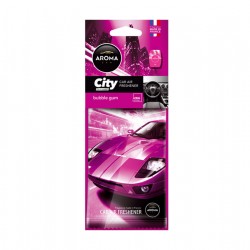Amio – Αρωματικό Αυτοκινήτου Κρεμαστό Aroma City Card Bubble Gum για Φρεσκάδα & Καθημερινή Χρήση – 1 Τεμ. (A92670/AM)