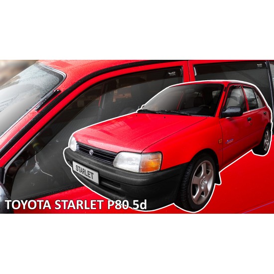 Heko - Ανεμοθραύστες Παραθύρων Για Toyota Tundra CrewMax (XK70) 2021 > 4πορτο υλικό Acrylic Χρώμα Φιμέ - 4 τεμ. (ΑΝΕΜ.SET29691)