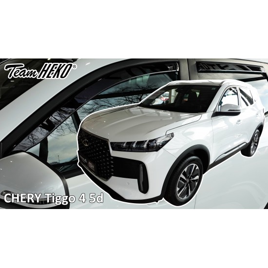 Heko – Ανεμοθραύστες Παραθύρων για Chery Tiggo 4 5πορτο 2024 > (Εμπρός & Πίσω) – 4 Τεμ. (ANEM.SET10808)