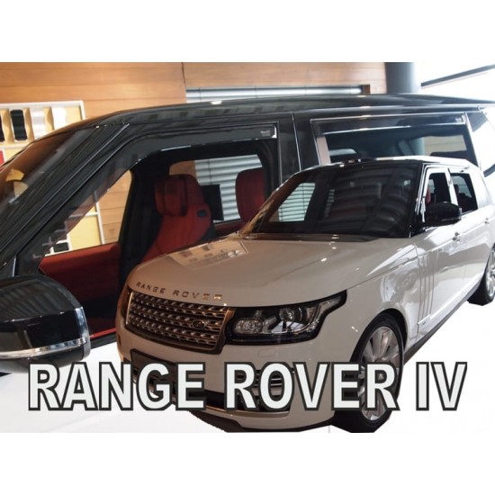 Heko - Ανεμοθραύστες Παραθύρων Για Land Rover Range Rover (L405) 2012 > 2021 5πορτο υλικό Acrylic Χρώμα Φιμέ - 4 τεμ. (ΑΝΕΜ.SET27249)