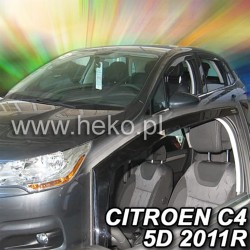 ΑΝΕΜΟΘΡΑΥΣΤΕΣ ΓΙΑ CITROEN C4 2 5D 2008-2017 ΖΕΥΓΑΡΙ ΑΠΟ ΕΥΚΑΜΠΤΟ ΦΙΜΕ ΠΛΑΣΤΙΚΟ HEKO - 2 ΤΕΜ. ΑΝΕΜΟΘΡΑΥΣΤΕΣ ΓΙΑ CITROEN C4 2 5D 2008-2017 ΖΕΥΓΑΡΙ ΑΠΟ ΕΥΚΑΜΠΤΟ ΦΙΜΕ ΠΛΑΣΤΙΚΟ HEKO - 2 ΤΕΜ.
