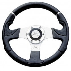 ΤΙΜΟΝΙ KOBRA EVO 320mm ΜΑΥΡΟ/ΑΣΗΜΙ ΚΕΝΤΡΟ LUISI ΤΙΜΟΝΙ KOBRA EVO 320mm ΜΑΥΡΟ/ΑΣΗΜΙ ΚΕΝΤΡΟ LUISI