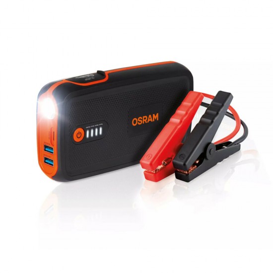 ΕΚΚΙΝΗΤΗΣ ΜΠΑΤΑΡΙΑΣ/POWER BANK/ΦΑΚΟΣ/2xUSB (6000cc ΒΕΝΖΙΝΗ/3000cc DIESEL) 12V 13000mAh 490g OSRAM - 1 ΤΕΜ