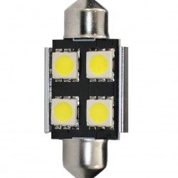 ΛΑΜΠΑΚΙΑ ΠΛΑΦΟΝΙΕΡΑΣ C5W/C10W 12V 0,96W SV8,5 36mm CAN-BUS+RADIATOR LED 4xSMD5050 PREMIUM ΛΕΥΚΟ 1ΤΕΜ ΛΑΜΠΑΚΙΑ ΠΛΑΦΟΝΙΕΡΑΣ C5W/C10W 12V 0,96W SV8,5 36mm CAN-BUS+RADIATOR LED 4xSMD5050 PREMIUM ΛΕΥΚΟ 1ΤΕΜ