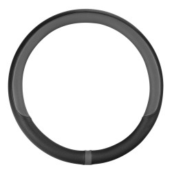 ΚΑΛΥΜΜΑ ΤΙΜΟΝΙΟΥ NOBLE (M) 37/39cm  ΜΑΥΡΟ/ΓΚΡΙ ΟΙΚΟΛΟΓΙΚΟ ΔΕΡΜΑ ΑΟΣΜΟ (ΠΑΧΟΣ 8,2cm) LAMPA