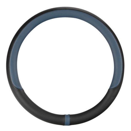 ΚΑΛΥΜΜΑ ΤΙΜΟΝΙΟΥ NOBLE (M) 37/39cm  ΜΑΥΡΟ/ΜΠΛΕ ΟΙΚΟΛΟΓΙΚΟ ΔΕΡΜΑ ΑΟΣΜΟ (ΠΑΧΟΣ 8,2cm) LAMPA