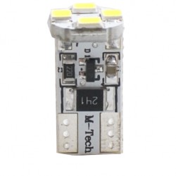 T10 W5W 12V W2,1x9,5d LED 4xSMD3528 ΛΕΥΚΟ (ΚΑΡΦΩΤΟ CAN-BUS) 1ΤΕΜ. M-TECH T10 W5W 12V W2,1x9,5d LED 4xSMD3528 ΛΕΥΚΟ (ΚΑΡΦΩΤΟ CAN-BUS) 1ΤΕΜ. M-TECH