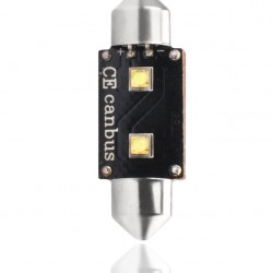 ΛΑΜΠΑΚΙΑ ΠΛΑΦΟΝΙΕΡΑΣ C5W/C10W 12V 6W SV8,5 41mm CAN-BUS+RADIATOR LED 2xHP CREE ΛΕΥΚΟ 1ΤΕΜ. M-TECH ΛΑΜΠΑΚΙΑ ΠΛΑΦΟΝΙΕΡΑΣ C5W/C10W 12V 6W SV8,5 41mm CAN-BUS+RADIATOR LED 2xHP CREE ΛΕΥΚΟ 1ΤΕΜ. M-TECH