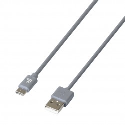 ΚΑΛΩΔΙΟ ΦΟΡΤΙΣΗΣ ΚΑΙ ΣΥΓΧΡΟΝΙΣΜΟΥ USB TYPE-C 200cm ΓΚΡΙ ESSENTIALS LAMPA - 1 ΤΕΜ. ΚΑΛΩΔΙΟ ΦΟΡΤΙΣΗΣ ΚΑΙ ΣΥΓΧΡΟΝΙΣΜΟΥ USB TYPE-C 200cm ΓΚΡΙ ESSENTIALS LAMPA - 1 ΤΕΜ.