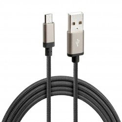 ΚΑΛΩΔΙΟ ΦΟΡΤΙΣΗΣ ΚΑΙ ΣΥΓΧΡΟΝΙΣΜΟΥ MICRO USB SUPER RESISTANT 100cm ΜΑΥΡΟ ΚΑΛΩΔΙΟ ΦΟΡΤΙΣΗΣ ΚΑΙ ΣΥΓΧΡΟΝΙΣΜΟΥ MICRO USB SUPER RESISTANT 100cm ΜΑΥΡΟ