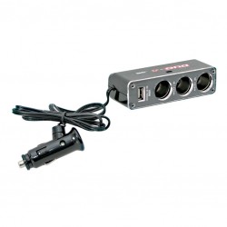 ΑΝΤΑΠΤΟΡΑΣ ΑΝΑΠΤΗΡΑ 3 ΘΕΣΕΩΝ 12/24V- 5A ΜΕ USB 5V ΚΑΙ LED DUAL-POWER ΜΕ ΚΑΛΩΔΙΟ 90 cm (ΠΟΛΥΠΡΙΖΟ) ΑΝΤΑΠΤΟΡΑΣ ΑΝΑΠΤΗΡΑ 3 ΘΕΣΕΩΝ 12/24V- 5A ΜΕ USB 5V ΚΑΙ LED DUAL-POWER ΜΕ ΚΑΛΩΔΙΟ 90 cm (ΠΟΛΥΠΡΙΖΟ)