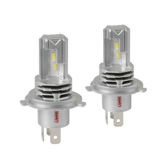 H4 HALO KILLER P43t 9-32V -20W  - 6500K - 3200lm HALO LED KIT SERIES 10 (12 LED ZES CHIPS) - 2 ΤΕΜ. H4 HALO KILLER P43t 9-32V -20W  - 6500K - 3200lm HALO LED KIT SERIES 10 (12 LED ZES CHIPS) - 2 ΤΕΜ.