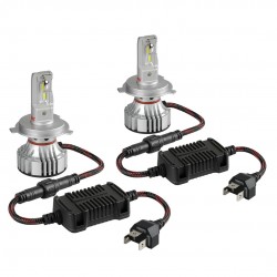 H4 9-32V 6.500K 6.000lm 72W P43t HALO LED SERIE 7 COMPACT 16LED CREE LED KIT - 2 ΤΕΜ. H4 9-32V 6.500K 6.000lm 72W P43t HALO LED SERIE 7 COMPACT 16LED CREE LED KIT - 2 ΤΕΜ.