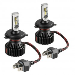 H4 9-32V 6.500K 8.000lm 60W P43t HALO LED SERIE 6 STANDARD 16LED ZES 2ΤΕΜ. LED KIT H4 9-32V 6.500K 8.000lm 60W P43t HALO LED SERIE 6 STANDARD 16LED ZES 2ΤΕΜ. LED KIT