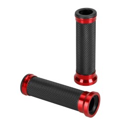 ΧΕΡΟΥΛΙΑ MOTO ALU GRIP  ΜΑΥΡΟ/ΚΟΚΚΙΝΟ ΧΡΩΜΑ 22mm+25mm 12cm LAMPA - 2 τεμ. ΧΕΡΟΥΛΙΑ MOTO ALU GRIP  ΜΑΥΡΟ/ΚΟΚΚΙΝΟ ΧΡΩΜΑ 22mm+25mm 12cm LAMPA - 2 τεμ.