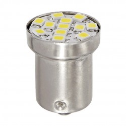 R5W BA15s 24/28V 120LM 12SMD LED x 1 CHIPS HYPER LED ΛΕΥΚΑ 20TEM. R5W BA15s 24/28V 120LM 12SMD LED x 1 CHIPS HYPER LED ΛΕΥΚΑ 20TEM.