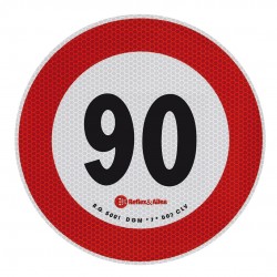 ΣΗΜΑ ΤΑΧΥΤΗΤΑΣ ΧΙΛΙΟΜΕΤΡΩΝ 90km/h ΑΥΤΟΚΟΛΛΗΤΟ ΣΗΜΑ ΤΑΧΥΤΗΤΑΣ ΧΙΛΙΟΜΕΤΡΩΝ 90km/h ΑΥΤΟΚΟΛΛΗΤΟ
